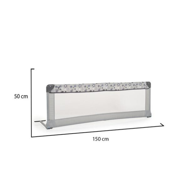 BED RAIL leesésgátló 150x50cm mintás SZÜRKE
