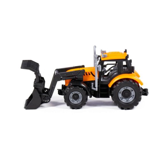 Polesie PROGRESS farm traktor 24 cm FEKETE/SÁRGA