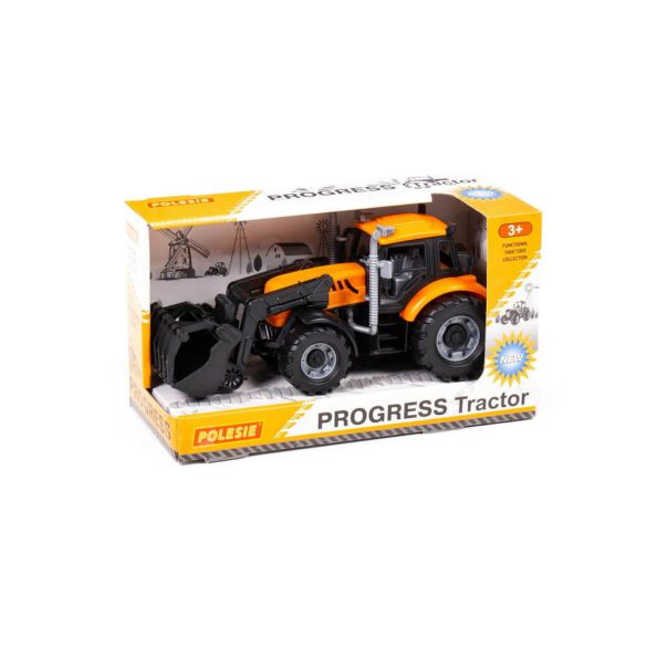 POLESIE Toys lendkerekes kotrógép NARANCS