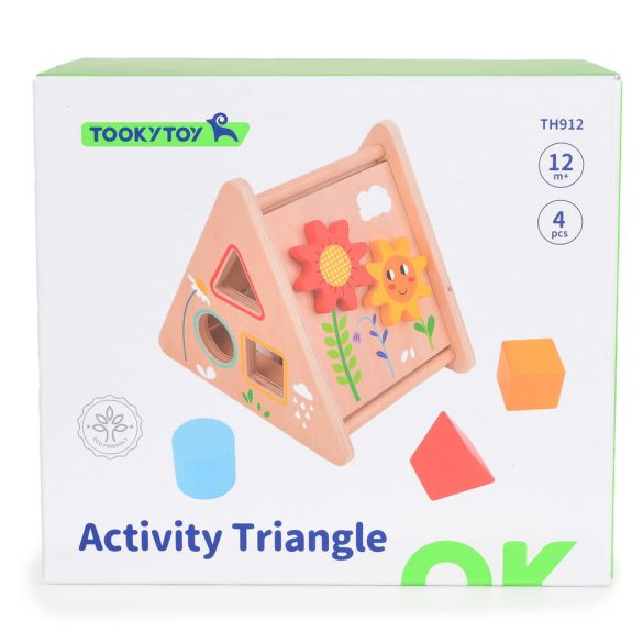 TOOKY Toy bedugós fajáték háromszög
