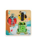 TOOKY Toy  fa tábla kézségfejlesztő fűzőke