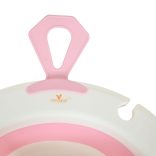 TERRA összecsukható kád digitális hőmérővel PINK