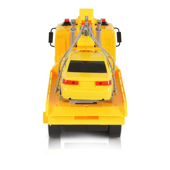 Moni Toys Kisautó autómentő 1:12 sárga