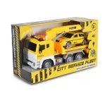 Moni Toys Kisautó autómentő 1:12 sárga