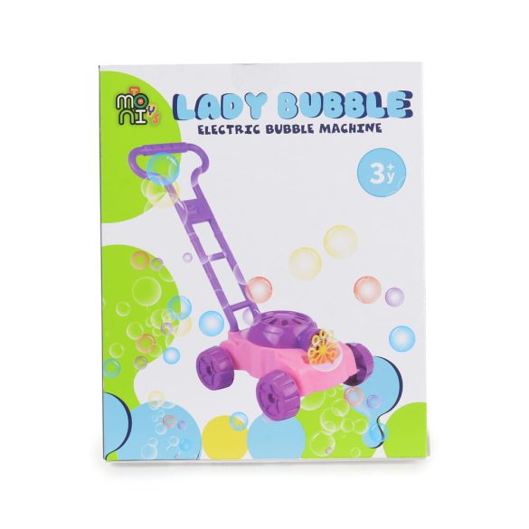 BUBBLE Lady fűnyíró buborékfújós PINK/LILA