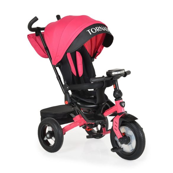 BYOX Tornado szülőkaros tricikli 25kg ig 360f forgatható pink