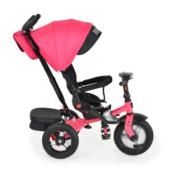 BYOX Tornado szülőkaros tricikli 25kg ig 360f forgatható pink