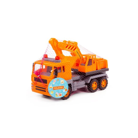 Polesie EXCAVATOR 2in1 teherautó és homlokrakodó NARANCS