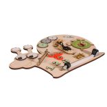 Moni Toys Montessori matatófal snail