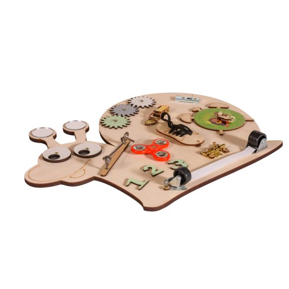 Moni Toys Montessori matatófal snail