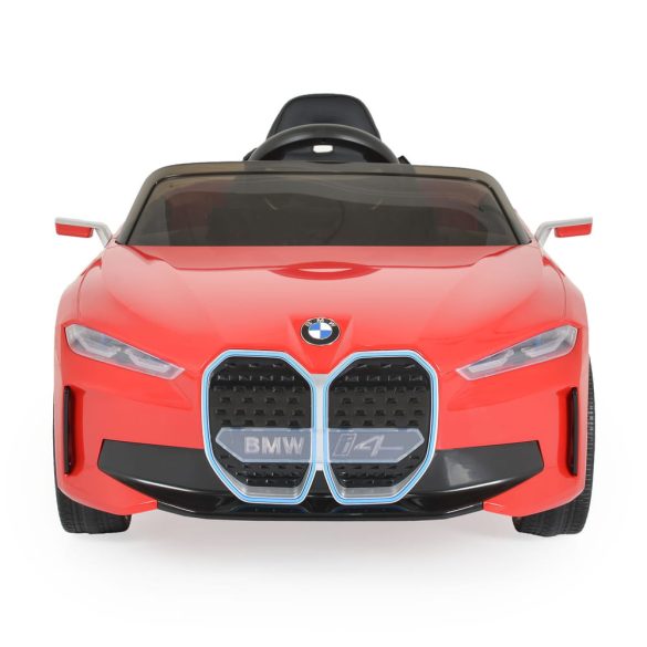 BO BMW i4 elektromos kisautó 2motor, 115cm, 30kg-ig PIROS