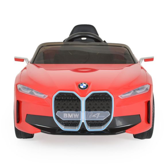 BO BMW i4 elektromos kisautó 2motor, 115cm, 30kg-ig PIROS