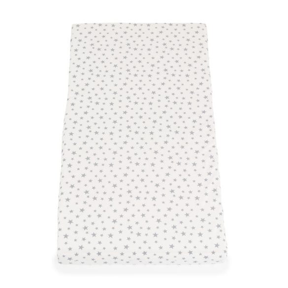 CLASSICO szivacsmatrac 9cm 120x60cm textil huzat FEHÉR csillagos