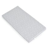 CLASSICO szivacsmatrac 9cm 120x60cm textil huzat SZÜRKE csillagos