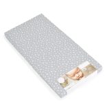 CLASSICO szivacsmatrac 9cm 120x60cm textil huzat SZÜRKE csillagos