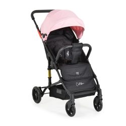 MONI Colibri babakocsi lapra elöl szimpla kerék pink
