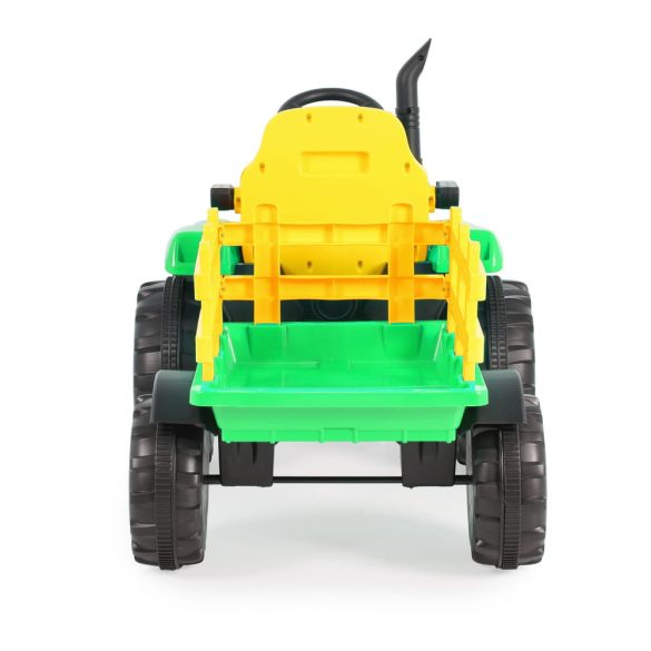MONI BO Rancher elektromos traktor utánfutóval zöld