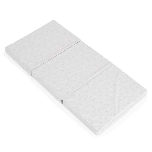 MIRAGE összecsukható 6cm szivacsmatrac textil huzat 120x60cm SZÜRKE
