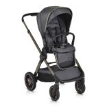 iCLICK Babakocsi 2in1 szett 22kg, aluminium váz, fordítható ülés, autom. csukható SZÜRKE