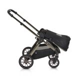 iCLICK Babakocsi 2in1 szett 22kg, aluminium váz, fordítható ülés, autom. csukható FEKETE