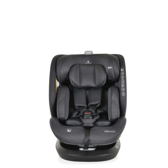 DRACO I-SIZE autósülés 40-150cm FEKETE