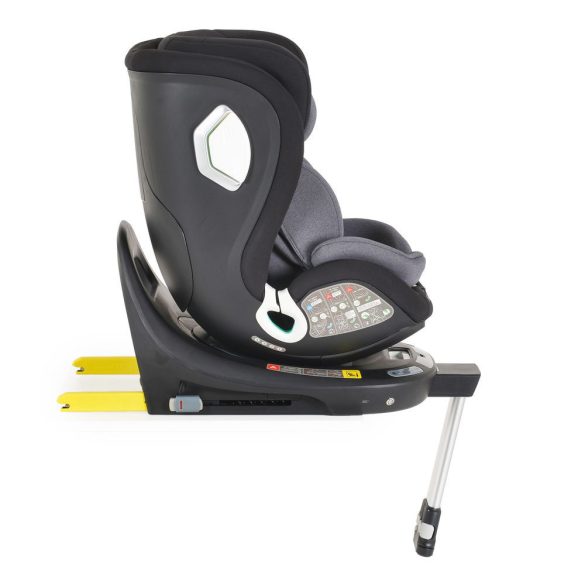 I-SMART autós ülés 40-150cm, I-SIZE támasztóláb, oldalvédelem, ISOFIX, okosgomb SZÜRKE