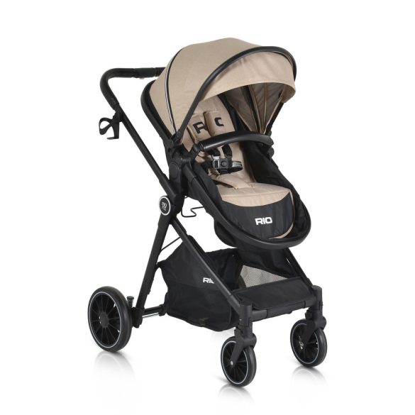 RIO babakocsi 2in1 lapra csukható 22 kg BÉZS/KHAKI