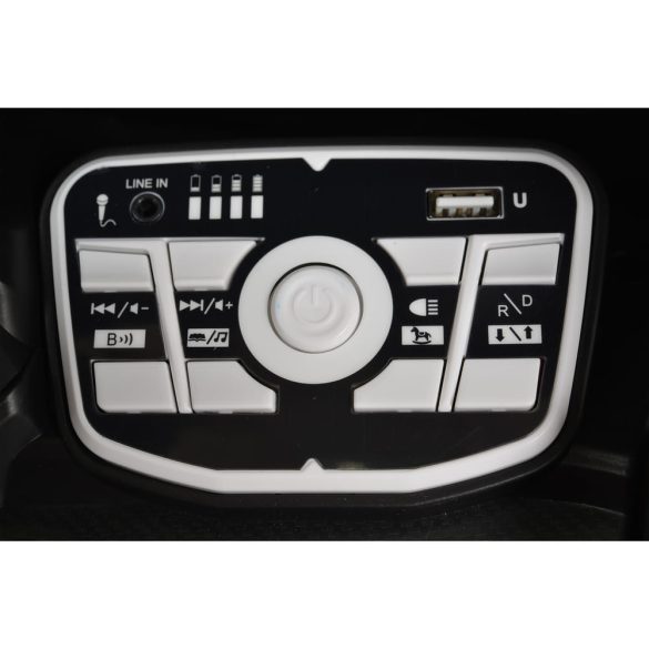 BO AUDI E-TRON 717 elektromos kisautó, 2 motor, metál KÉK