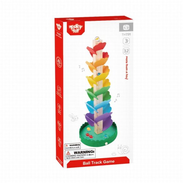 TOOKY Toy fa golyópálya szívárvány szín