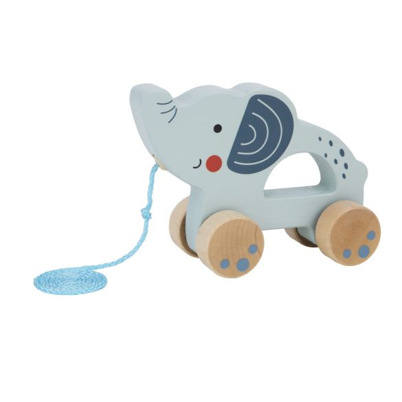 TOOKY Toy fa húzható elefánt PASZTEL szín