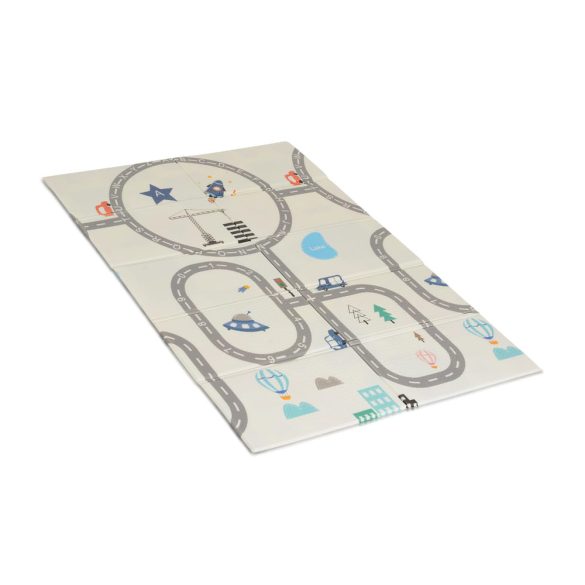 Moni Toys Xpe összecsukható matrac 120*180cm KRESZ utcák FUN TIME