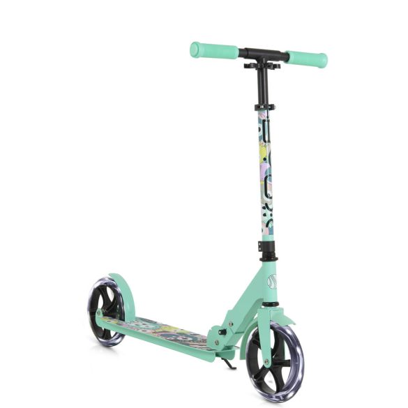 MONSTER roller 2 nagy kerekű, acélváz, 100 kg, 84-97cm-ig állítható ZÖLD