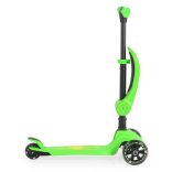 Lamborghini 2IN1 ráülős roller ZÖLD