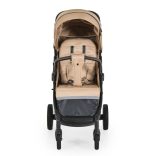 BUGGY babakocsi lapracsukható, nagy kerekek, könnyű BÉZS