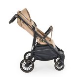 BUGGY babakocsi lapracsukható, nagy kerekek, könnyű BÉZS