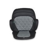 JAX autós ülésmagasító háttámlával 125-150cm rögzítő hevederrel, ISOFIX SZÜRKE