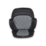 JAX autós ülésmagasító háttámlával 125-150cm rögzítő hevederrel, ISOFIX SZÜRKE