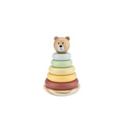 TOOKY Toy fatorony MACI, montessori, karikák PASZTEL