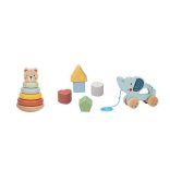 Tooky toy 3in1 készségfejlesztő doboz formabedobóval