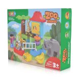 Építőjáték Zoo állatfigurákkal
