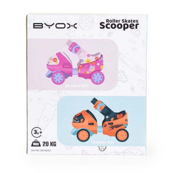 SCOOPER 4 kerekű görkori állítható méret:22-30 KÉK
