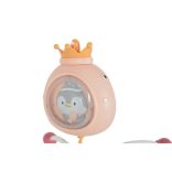 PENGUIN Bed bell zenélő forgó játék kiságyra fehér zajjal PINK