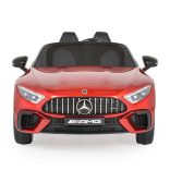 BO DK-SL63 MERCEDES elektromos kisautó 2 motor, 125cm, 35kg-ig PIROS