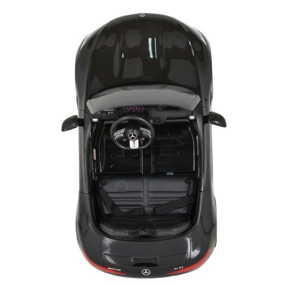 BO DK-SL63 MERCEDES elektromos kisautó 2 motor, 125cm, 35kg-ig FEKETE