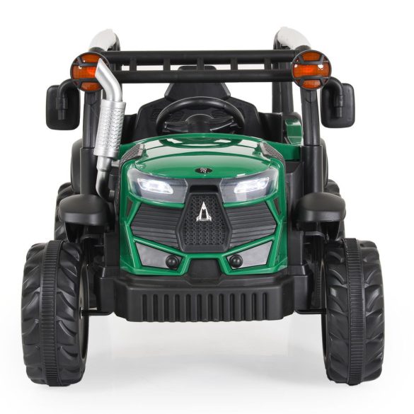 BO HARVEST traktor, elektromos, 2motoros ZÖLD