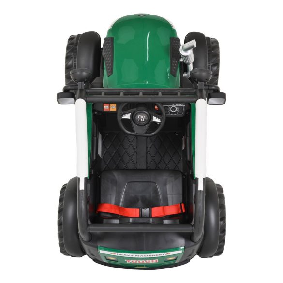 BO HARVEST traktor, elektromos, 2motoros ZÖLD