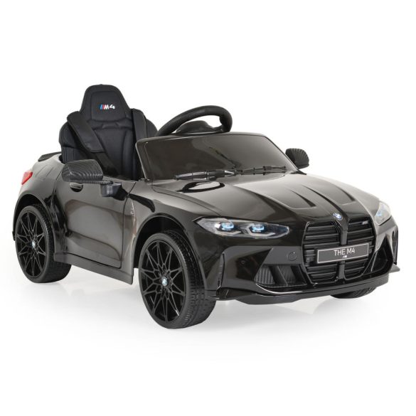 BO BMW M4 elektromos kisautó 2motor, 110cm, 30kg-ig FEKETE