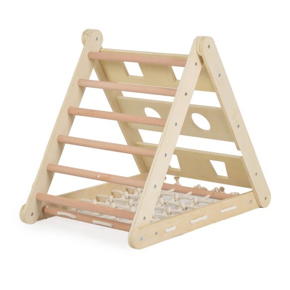 PIKLER 3in1 fa MÁSZÓKA és CSÚSZDA Montessori 155*57cm NATUR
