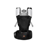 MISTRAL bébi hordozó 3 poziciós, ergonomikus, hálós FEKETE