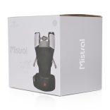 MISTRAL bébi hordozó 3 poziciós, ergonomikus, hálós FEKETE